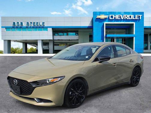 Zircon Sand Metallic 2024 Mazda Mazda3 2.5 Turbo AWD