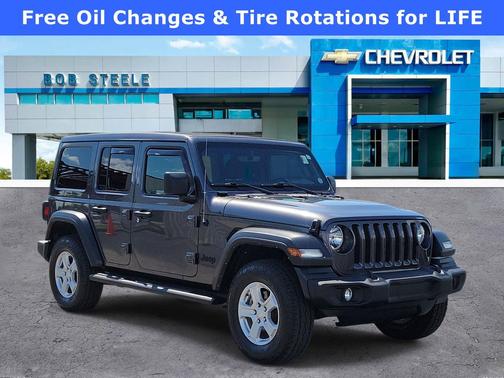 Granite Crystal Metallic Clearcoat 2022 Jeep Wrangler Unlimited Sport