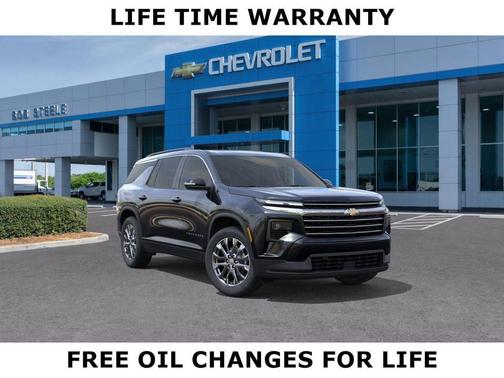 Black 2026 Chevrolet Traverse LT