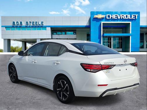 Aspen White Tricoat 2024 Nissan Sentra SV