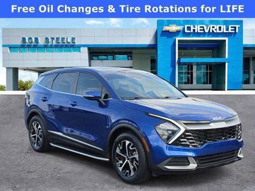Sapphire Blue 2023 Kia Sportage EX