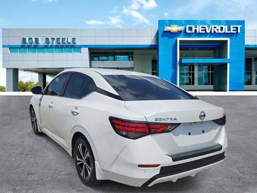 Aspen White Tricoat 2023 Nissan Sentra SV