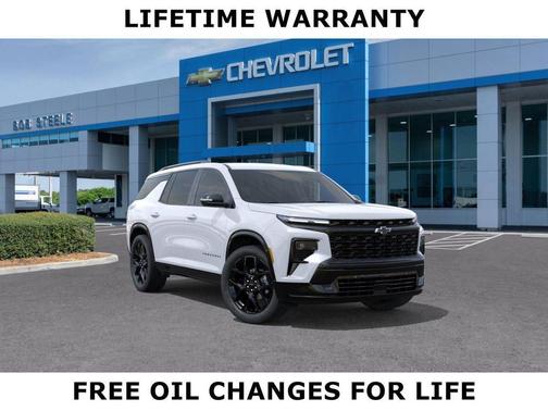 White 2026 Chevrolet Traverse RS
