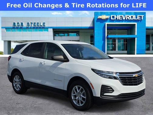 Summit White 2024 Chevrolet Equinox LS