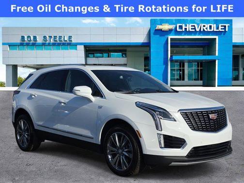 Crystal White 2024 Cadillac XT5 Premium Luxury