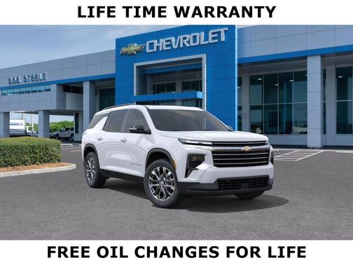 White 2026 Chevrolet Traverse LT