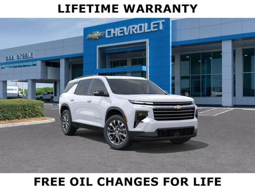 White 2026 Chevrolet Traverse LT