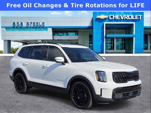 Glacial White Pearl 2025 Kia Telluride EX X-Line