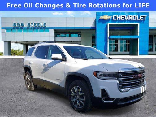 Summit White 2023 GMC Acadia AWD SLT