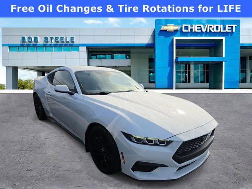 Oxford White 2024 Ford Mustang EcoBoost Premium
