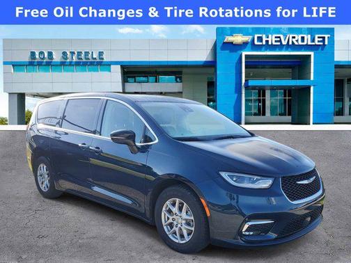 Fathom Blue Pearlcoat 2024 Chrysler Pacifica Touring L