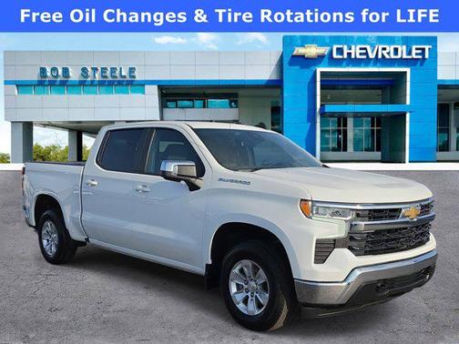 Summit White 2023 Chevrolet Silverado 1500 LT