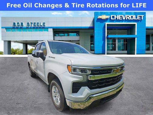 Summit White 2023 Chevrolet Silverado 1500 LT