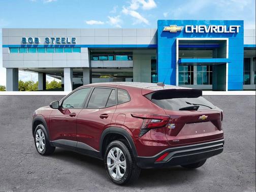 Crimson Metallic 2024 Chevrolet Trax LS