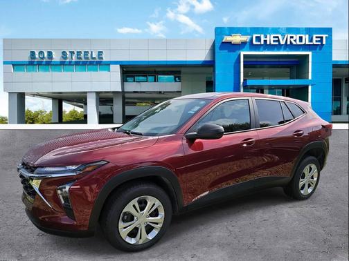 Crimson Metallic 2024 Chevrolet Trax LS