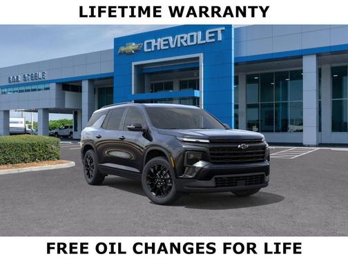 Black 2026 Chevrolet Traverse LT