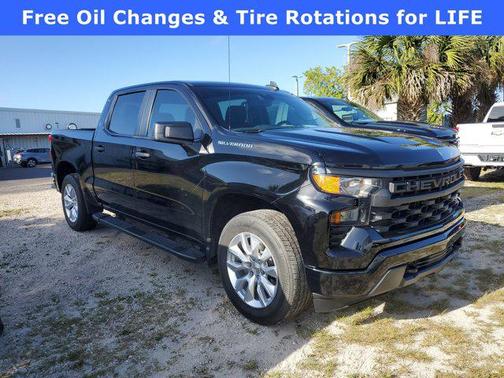 Black 2024 Chevrolet Silverado 1500 Custom