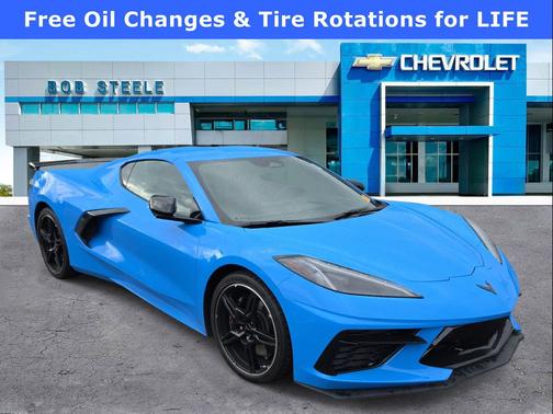 Rapid Blue 2025 Chevrolet Corvette Stingray w/2LT