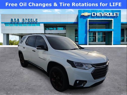 Summit White 2020 Chevrolet Traverse Premier