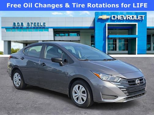 Gun Metallic 2024 Nissan Versa 1.6 S
