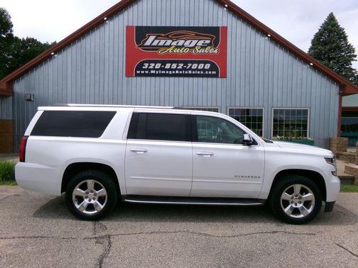 White 2016 Chevrolet Suburban LTZ