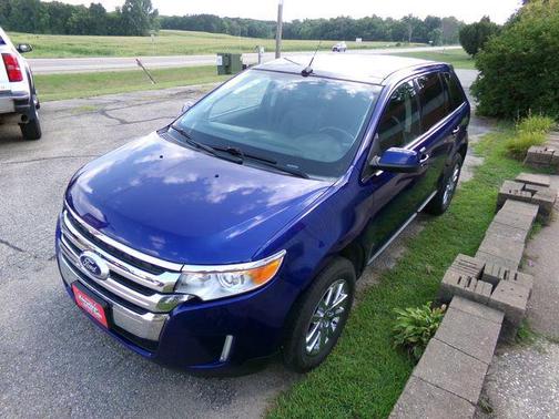 Deep Impact Blue Metallic 2013 Ford Edge Limited