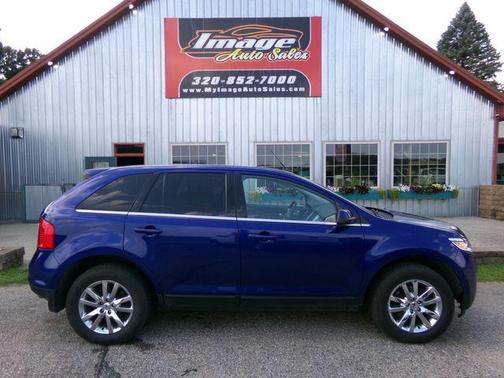 Deep Impact Blue Metallic 2013 Ford Edge Limited
