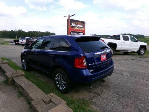 Deep Impact Blue Metallic 2013 Ford Edge Limited