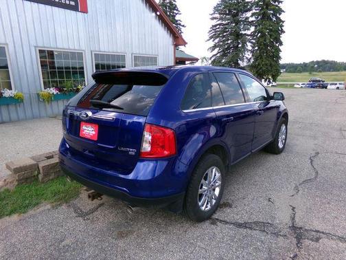 Deep Impact Blue Metallic 2013 Ford Edge Limited