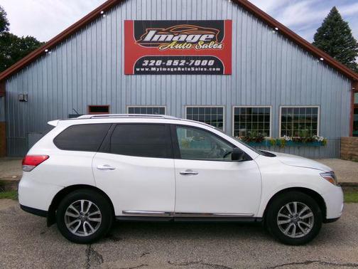 Moonlight White 2013 Nissan Pathfinder SL