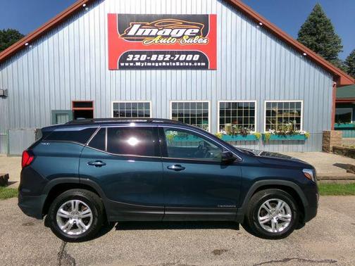 Blue Steel Metallic 2018 GMC Terrain SLE