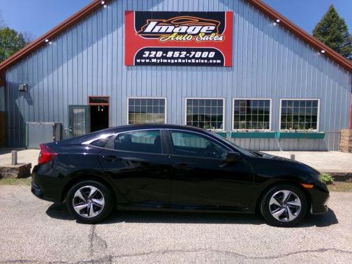 Crystal Black Pearl 2021 Honda Civic LX