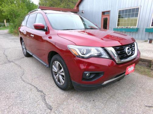 Scarlet Ember 2018 Nissan Pathfinder SV
