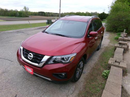 Scarlet Ember 2018 Nissan Pathfinder SV