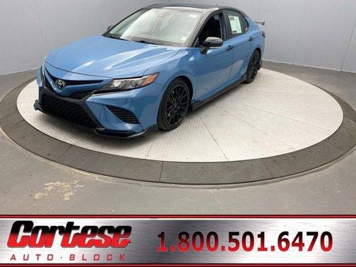 Blue 2022 Toyota Camry TRD V6