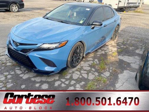 Blue 2022 Toyota Camry TRD V6