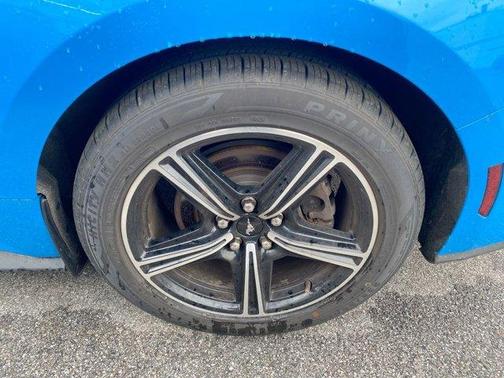 Blue 2025 Ford Mustang EcoBoost Premium