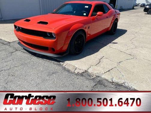 Go Mango! 2023 Dodge Challenger SRT Hellcat