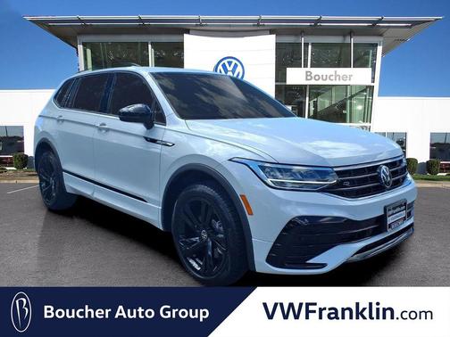 Opal White Pearl 2023 Volkswagen Tiguan 2.0T SE R-Line Black 4MOTION