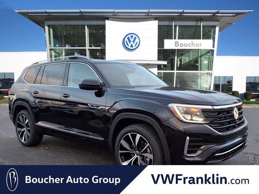 deep black pearl 2026 Volkswagen Atlas 2.0T SEL Premium R-Line 4MOTION