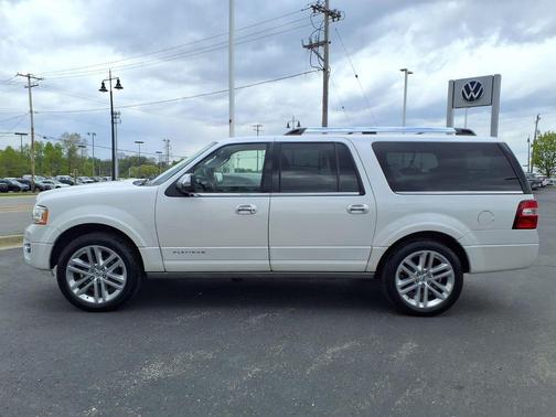 White Platinum Clearcoat Metallic 2017 Ford Expedition EL Platinum