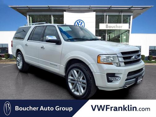 White Platinum Clearcoat Metallic 2017 Ford Expedition EL Platinum