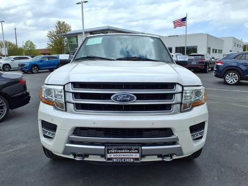 White Platinum Clearcoat Metallic 2017 Ford Expedition EL Platinum