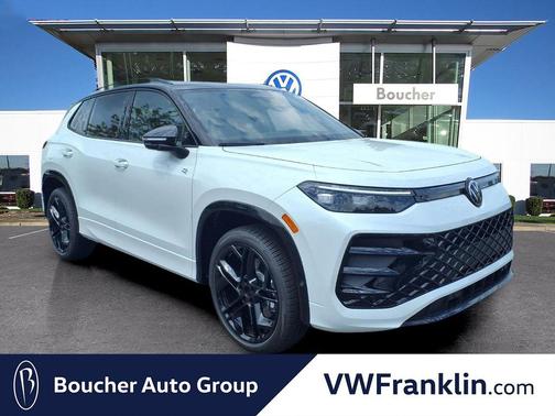 Opal White with Deep Black Roof 2026 Volkswagen Tiguan 2.0T SE R-Line Black 4MOTION