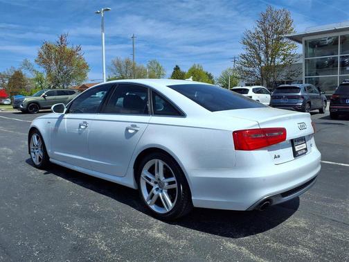 Glacier White 2015 Audi A6 3.0T Premium Plus