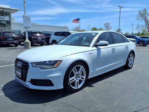 Glacier White 2015 Audi A6 3.0T Premium Plus