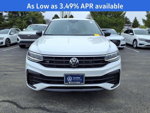 Opal White 2024 Volkswagen Tiguan 2.0T SE R-Line Black 4MOTION