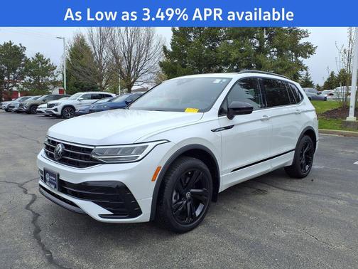 Opal White 2024 Volkswagen Tiguan 2.0T SE R-Line Black 4MOTION