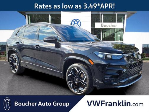 Deep Black Pearl 2025 Volkswagen Tiguan 2.0T SEL R-Line 4MOTION