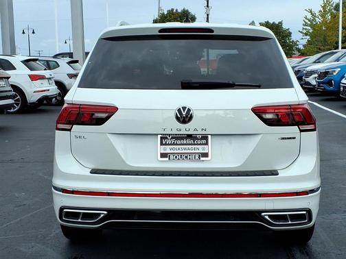 Pure White 2024 Volkswagen Tiguan 2.0T SEL R-Line 4MOTION